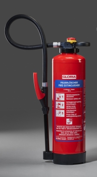 Tragbarer Feuerlöscher ÖN EN3, Wasser Gloria WKL 6 Pro, Lithium Löscher R: 21A