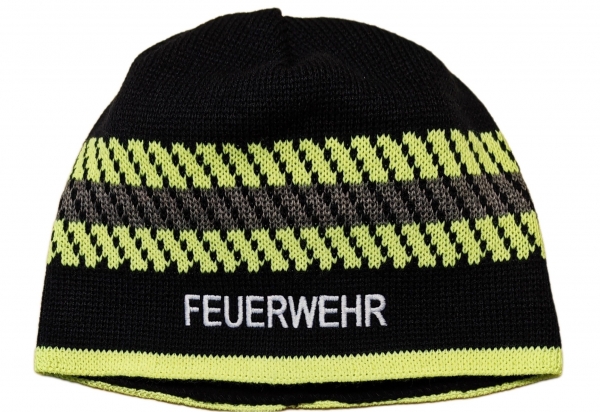 Feuerwehrstrickhaube mit Tripplexbeistreifung