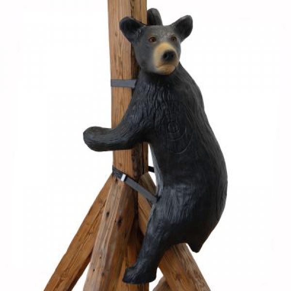 3D-Ziel Kleiner Schwarzbär kletternd mit Gurt 6,0 kg